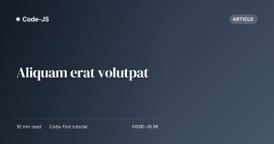 Aliquam erat volutpat