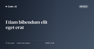 Etiam bibendum elit eget erat