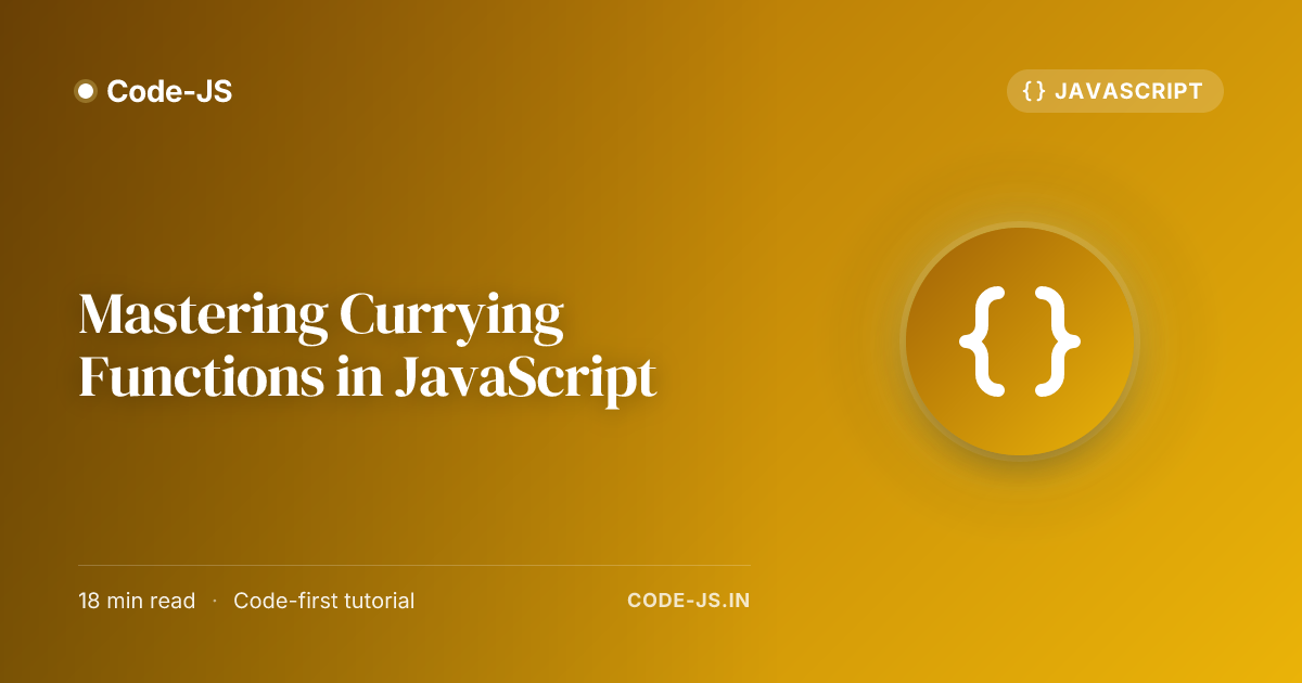 Mastering Currying Functions in JavaScript