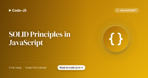 SOLID Principles in JavaScript